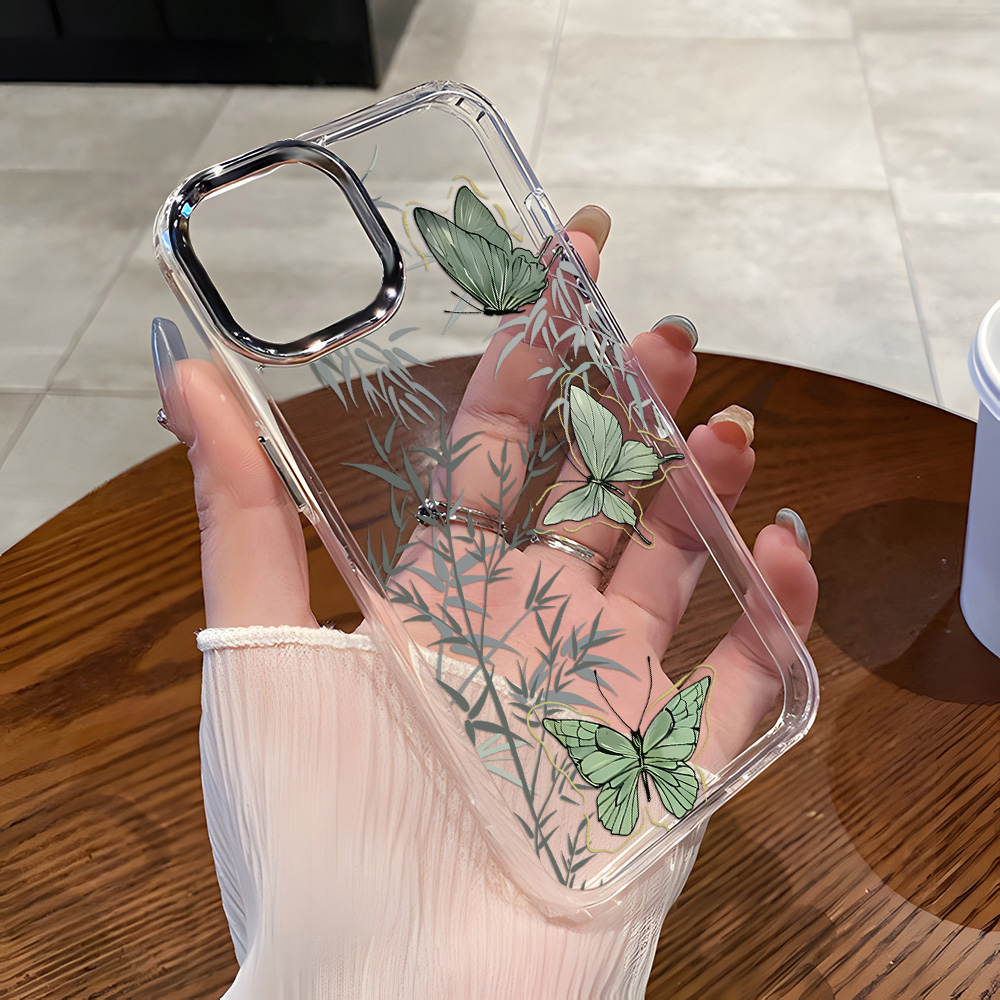 Phone Cases Samsung A14 - ซิลิโคนกรณีผีเสื้อสําหรับSamsung A56 5G A55 A16 A15
