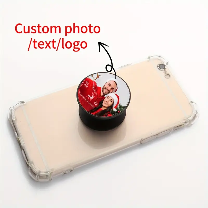 Phone Cases Custom - ขาตั้งโทรศัพท์แบบวงกลมสำหรับงานซับลิเมชั่น ปรับแต่งได้ - เหมาะสำหรับเคสโทรศัพท์, ขาตั้งโทรศัพท์แบบปรับแต่งได้ |