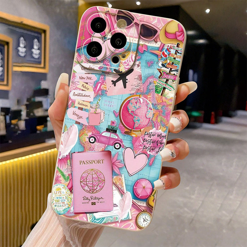 Phone Cases Drop Proof - เคสโทรศัพท์ลายเครื่องบิน แบบด้าน กันกระแทก สำหรับ iPhone 17
