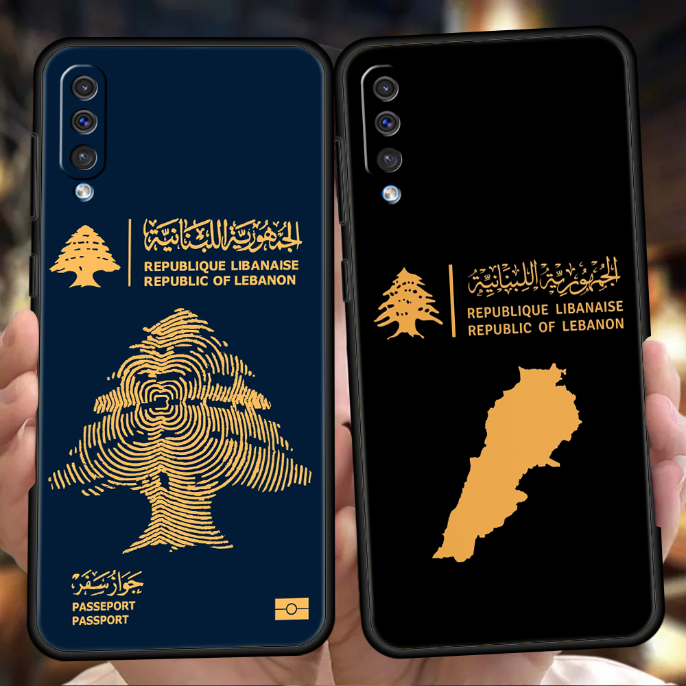 Phone Cases Lebanon - เคสโทรศัพท์ลายหนังสือเดินทางเลบานอน สำหรับ Samsung A56 A36 A26
