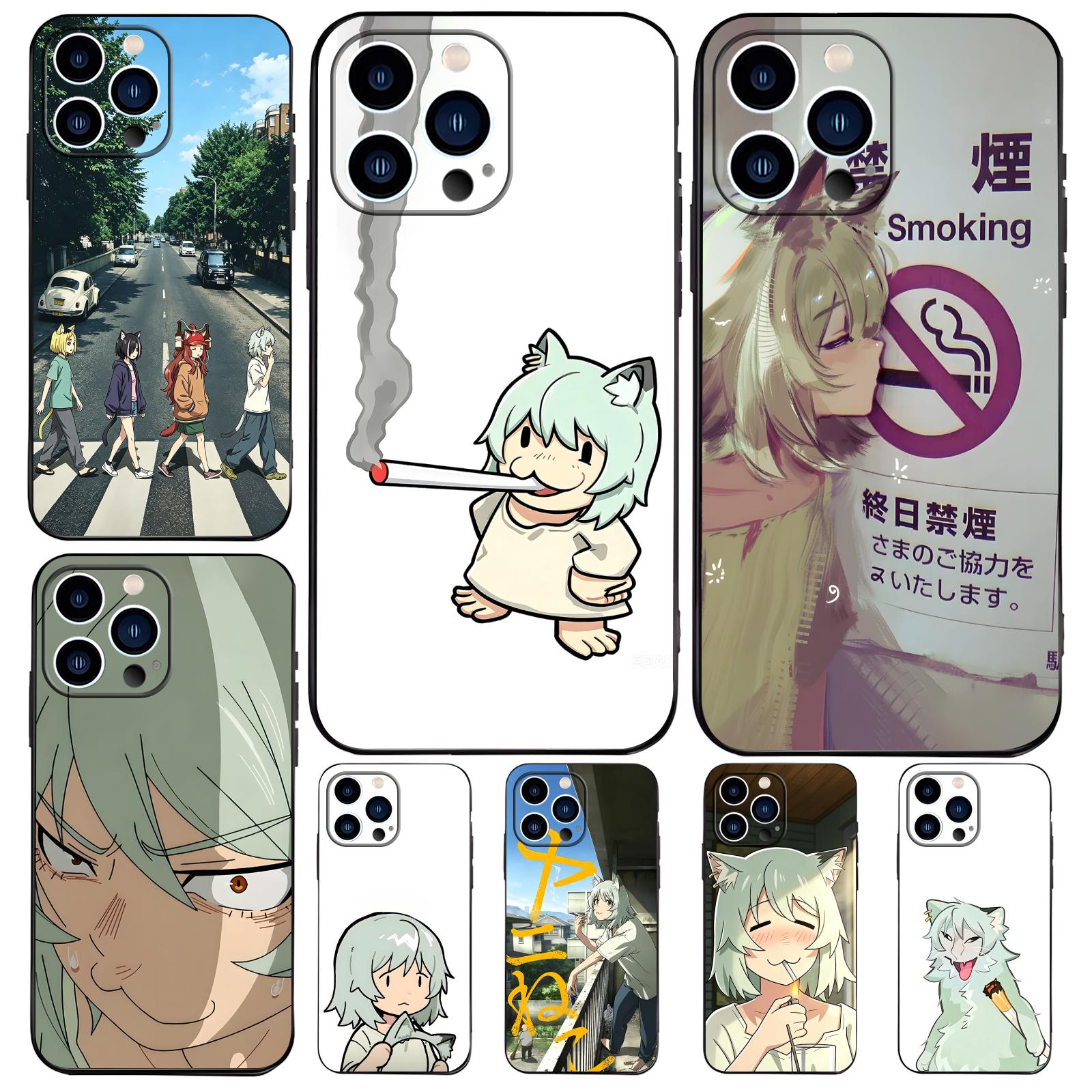 Phone Cases Drop Proof - เคสโทรศัพท์ลายแมว Chainsmoker สำหรับ iPhone17 16 16e