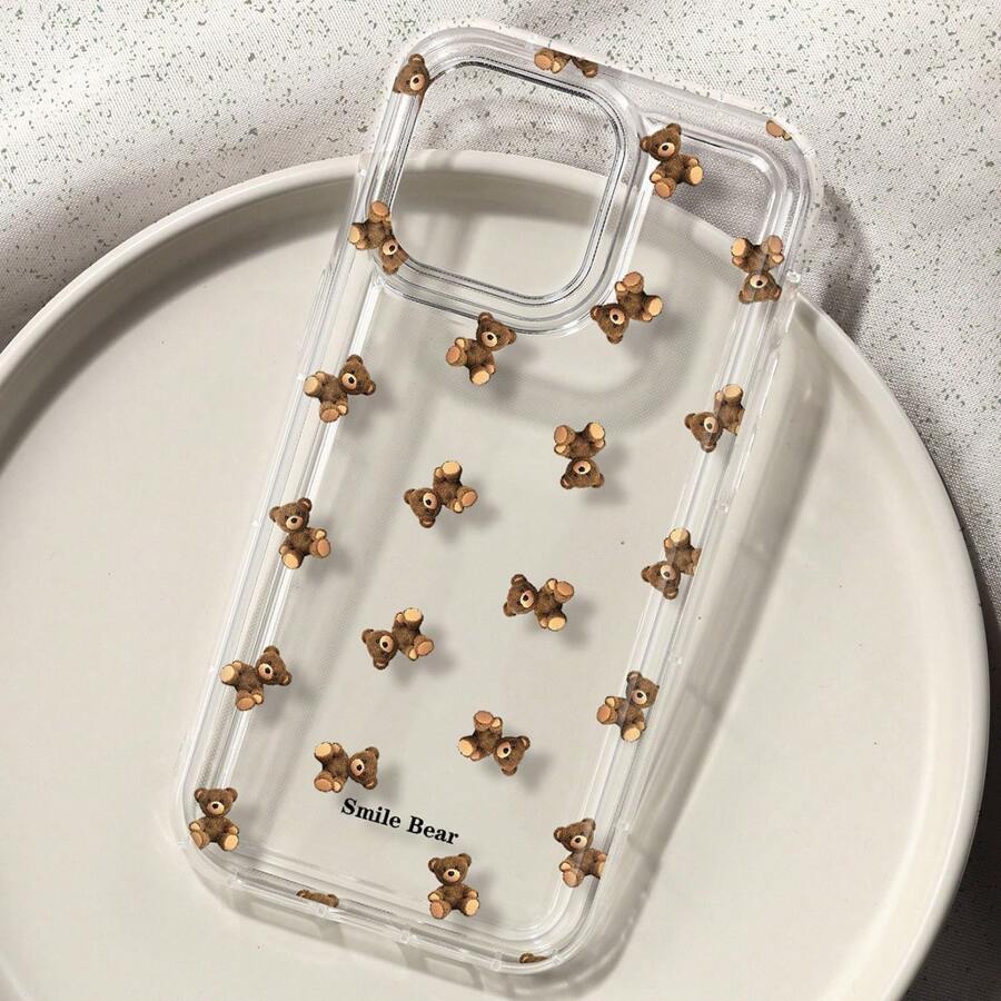 Phone Cases Xr Cute - ดอกไม้หมีพิมพ์เคสโทรศัพท์สําหรับiPhone 16 15 13 12 11