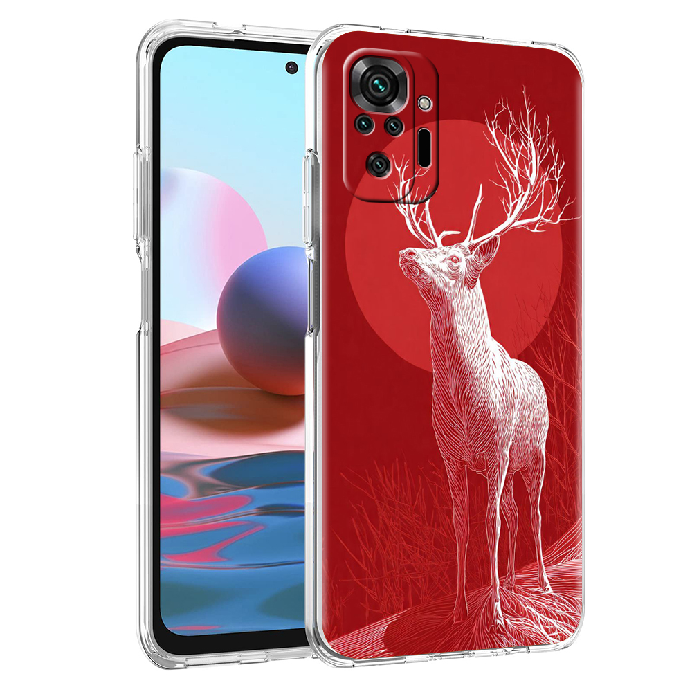 Phone Cases Red Deer - เคสโทรศัพท์แบบใสสำหรับ Redmi 14C 13C Note 15