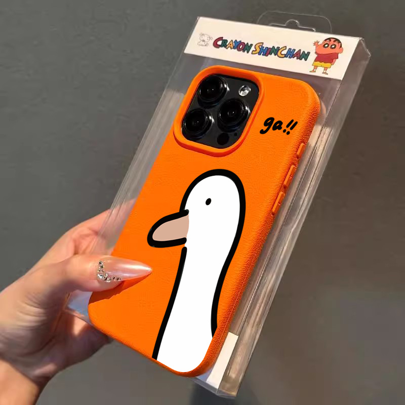 Phone Cases Xr Cute - เคสโทรศัพท์ลายการ์ตูนเป็ดน่ารัก สำหรับ iPhone 16 17 Pro