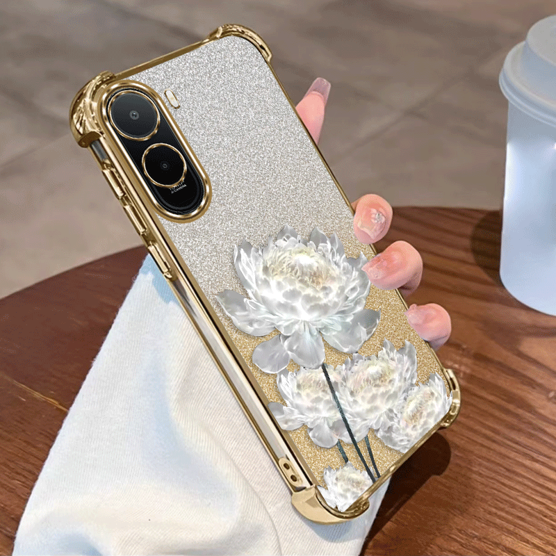 Glitter Shockproof Case - เคสเคลือบกลิตเตอร์สำหรับ Xiaomi Poco C81 Pro 4G