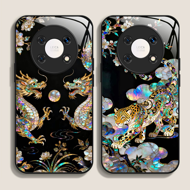 Phone Cases Xiaomi 15 - เคสโทรศัพท์มือถือลายหินอ่อนลายเสือดาวมังกรสุดเท่ สำหรับ Xiaomi 15 Pro+ 14