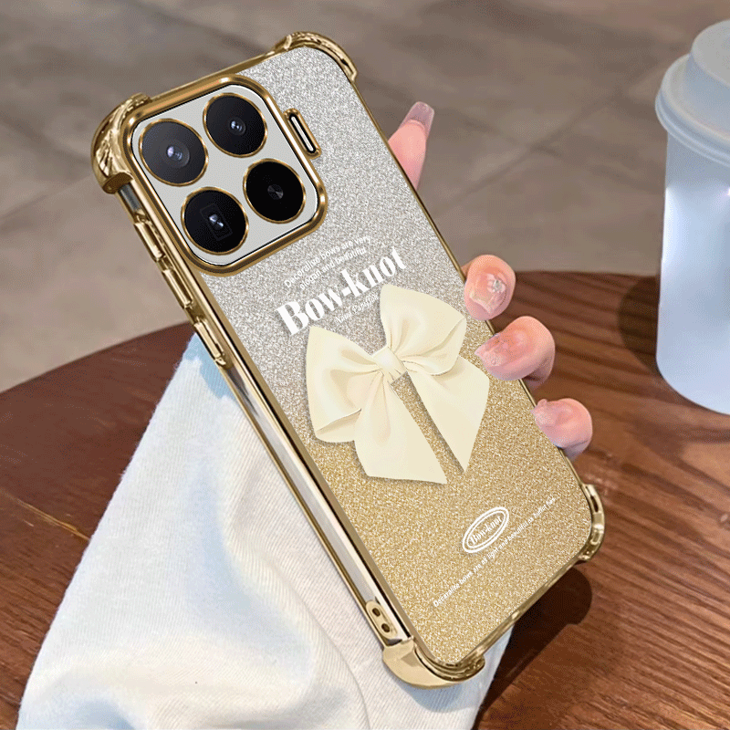 Glitter Shockproof Case - ฝาครอบป้องกันเคลือบกลิตเตอร์สำหรับเสี่ยวมี่ 17T โปรเคส TPU แบบยืดหยุ่นได้ 4