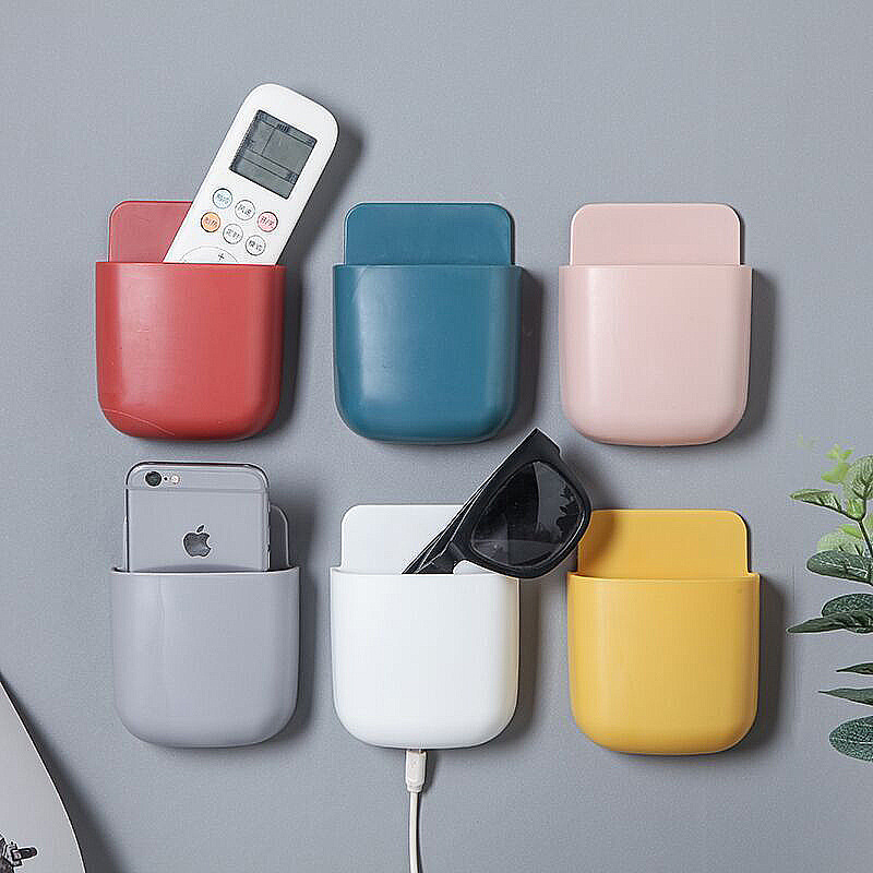 Phone Cases Eco Friendly - ติดผนังกล่องเก็บปลั๊กโทรศัพท์มือถือผู้ถือขาตั้ง Rack รีโมทคอนโทรลจัดเก็บสําหรับเครื่องปรับอากาศทีวี
