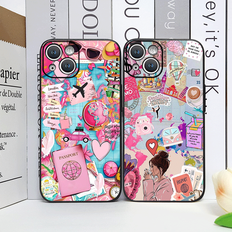 Phone Cases Drop Proof - เคสโทรศัพท์ลายเครื่องบินสำหรับ iPhone 17 16 15 14