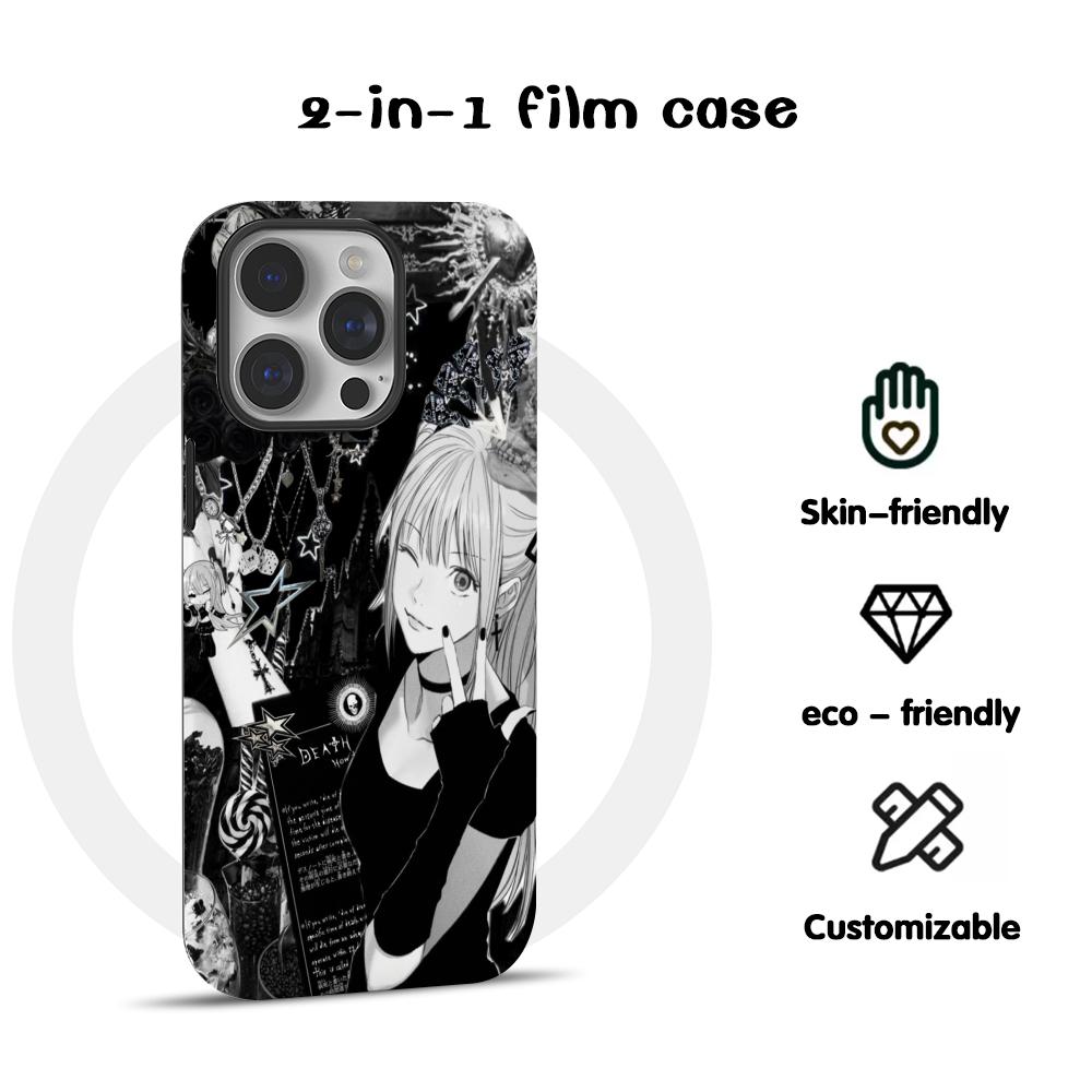 Phone Cases Girls - เคสโทรศัพท์ลายอนิเมะคลาสสิก Death Note สไตล์สาว Y2K สำหรับ