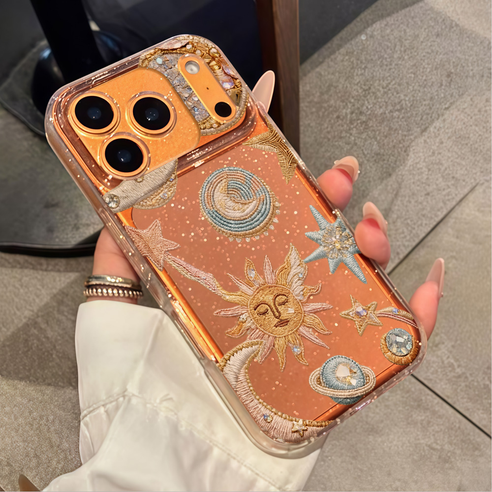 เคสโทรศัพท์ลายดวงดาวและพระจันท - Glitter Shockproof Case บทวิจารณ์และราคา