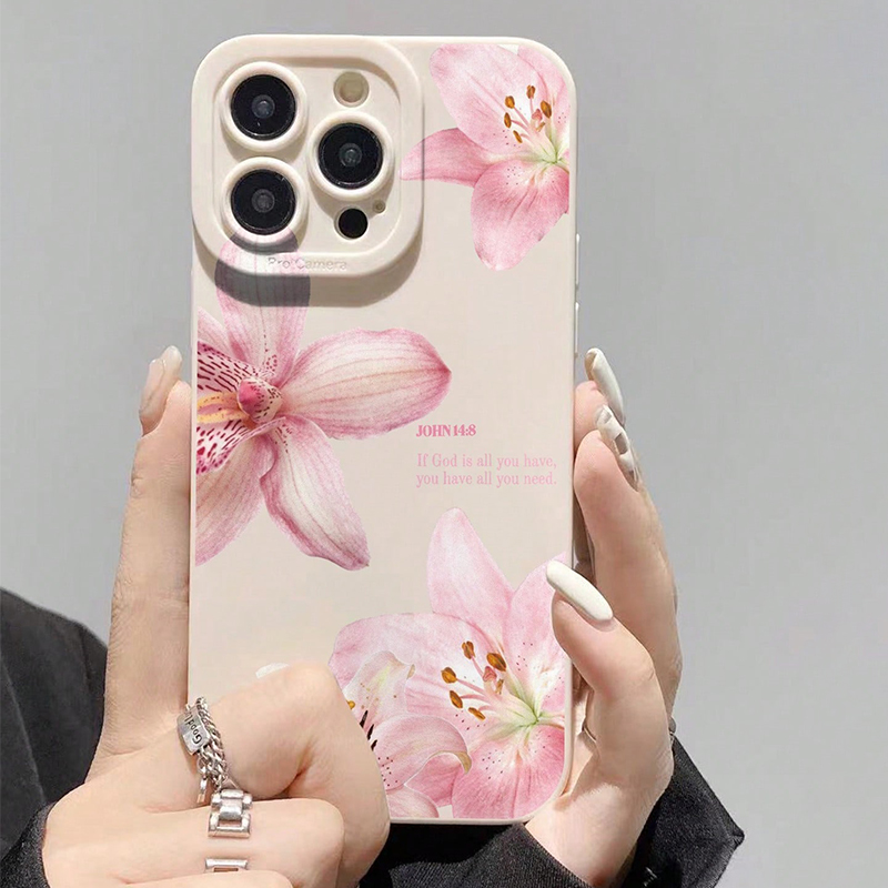 เคสโทรศัพท์ซิลิโคนลายดอกไม้สีน - Phone Cases Blue บทวิจารณ์และราคา