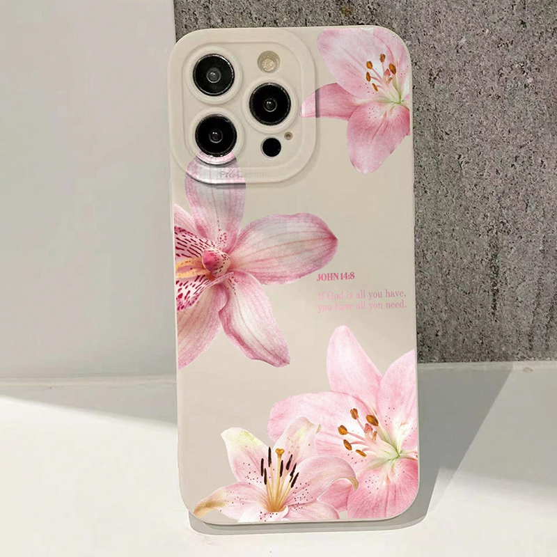 เคสโทรศัพท์ซิลิโคนลายดอกไม้สีน - Phone Cases Blue บทวิจารณ์และราคา