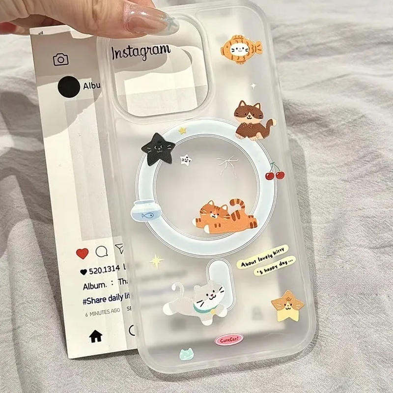 เคสโทรศัพท์ลายการ์ตูนแมวน่ารัก - Phone Cases Quirky บทวิจารณ์และราคา