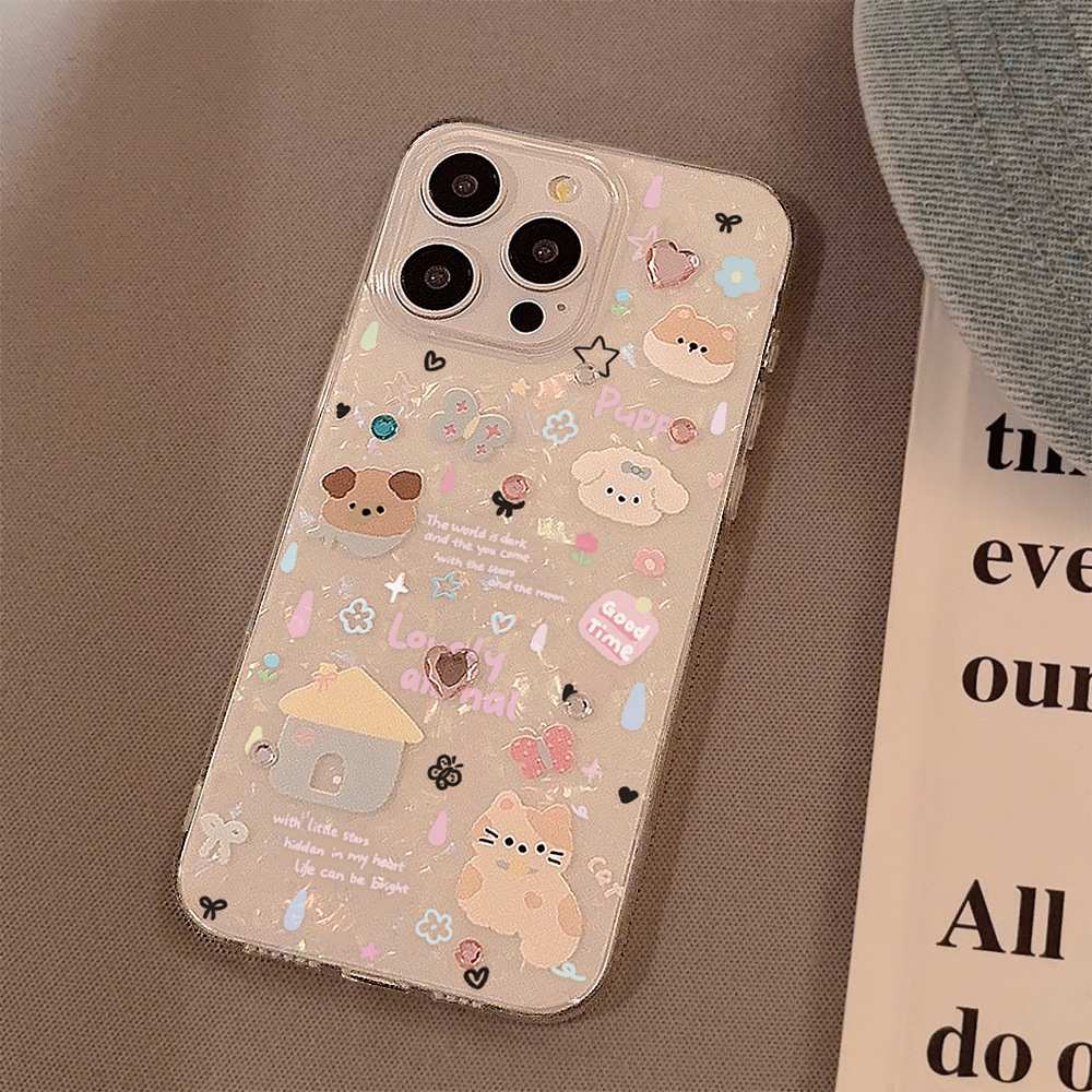 น่ารักการ์ตูนลูกสุนัขรูปแบบเคส - Phone Cases Xr Cute บทวิจารณ์และราคา