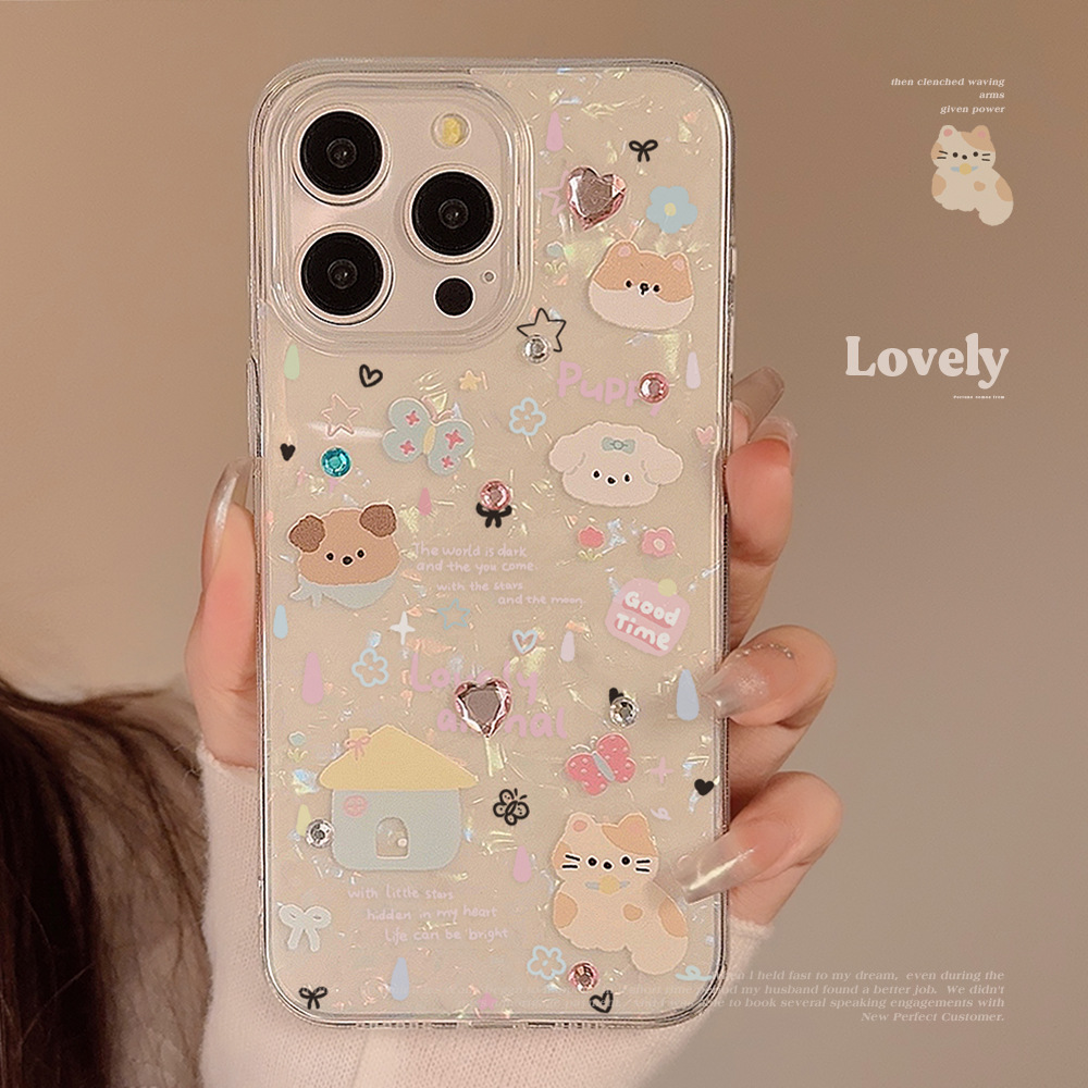 น่ารักการ์ตูนลูกสุนัขรูปแบบเคส - Phone Cases Xr Cute บทวิจารณ์และราคา