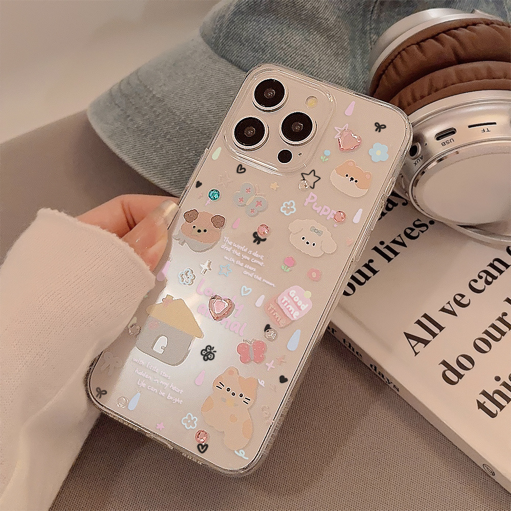 น่ารักการ์ตูนลูกสุนัขรูปแบบเคส - Phone Cases Xr Cute บทวิจารณ์และราคา