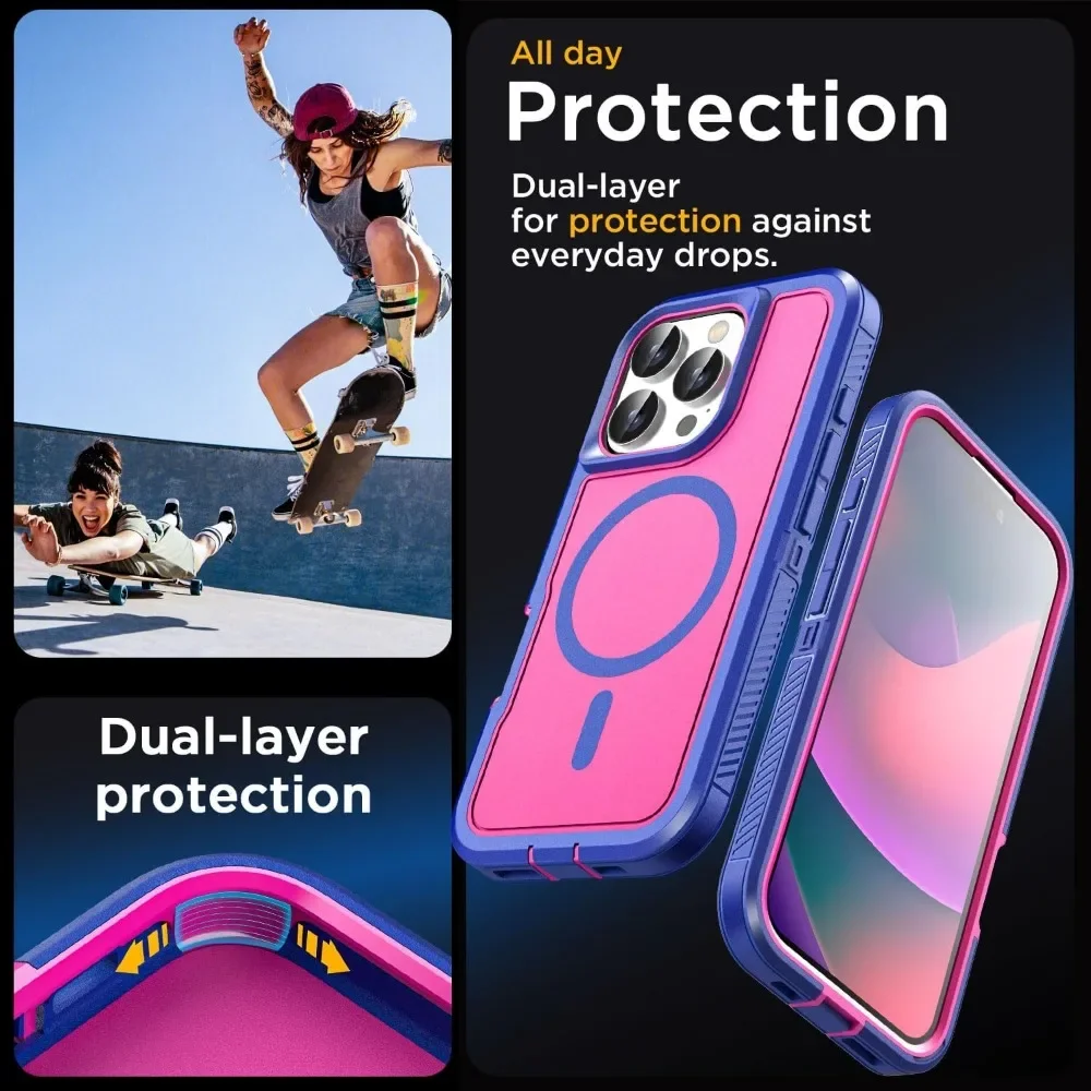 เคสแม่เหล็กหรูหราสำหรับ iPhone - Phone Cases Heavy Duty บทวิจารณ์และราคา