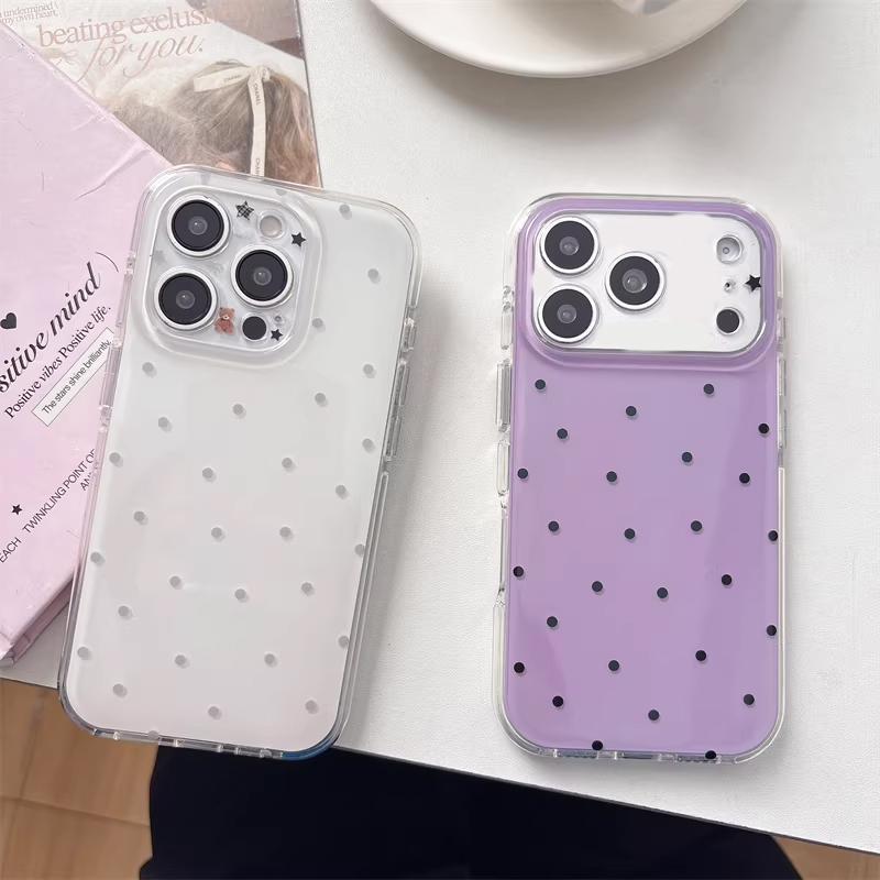 เคสโทรศัพท์ลายการ์ตูนจุดสีม่วง - Phone Cases Girls บทวิจารณ์และราคา