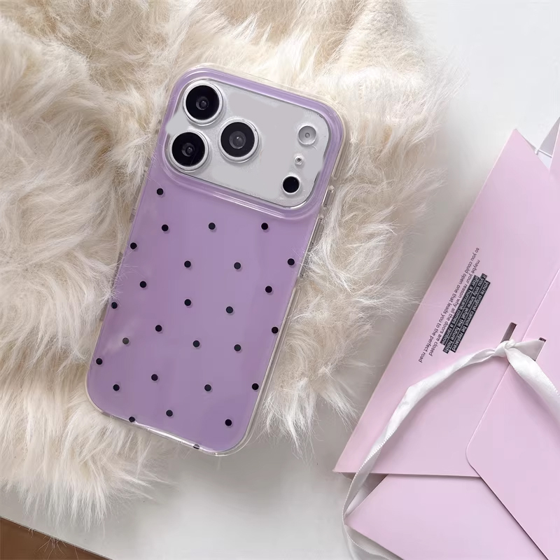 เคสโทรศัพท์ลายการ์ตูนจุดสีม่วง - Phone Cases Girls บทวิจารณ์และราคา