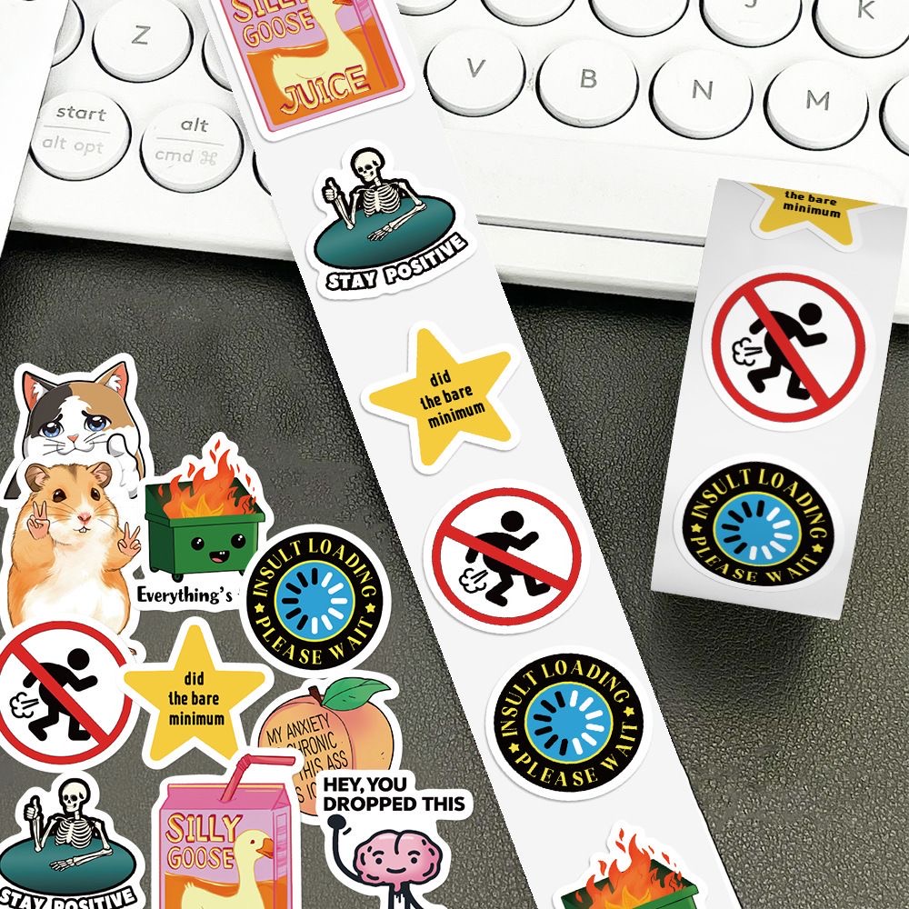 สติกเกอร์ลายอารมณ์ตลก 500 ชิ้น - Phone Cases Kids บทวิจารณ์และราคา