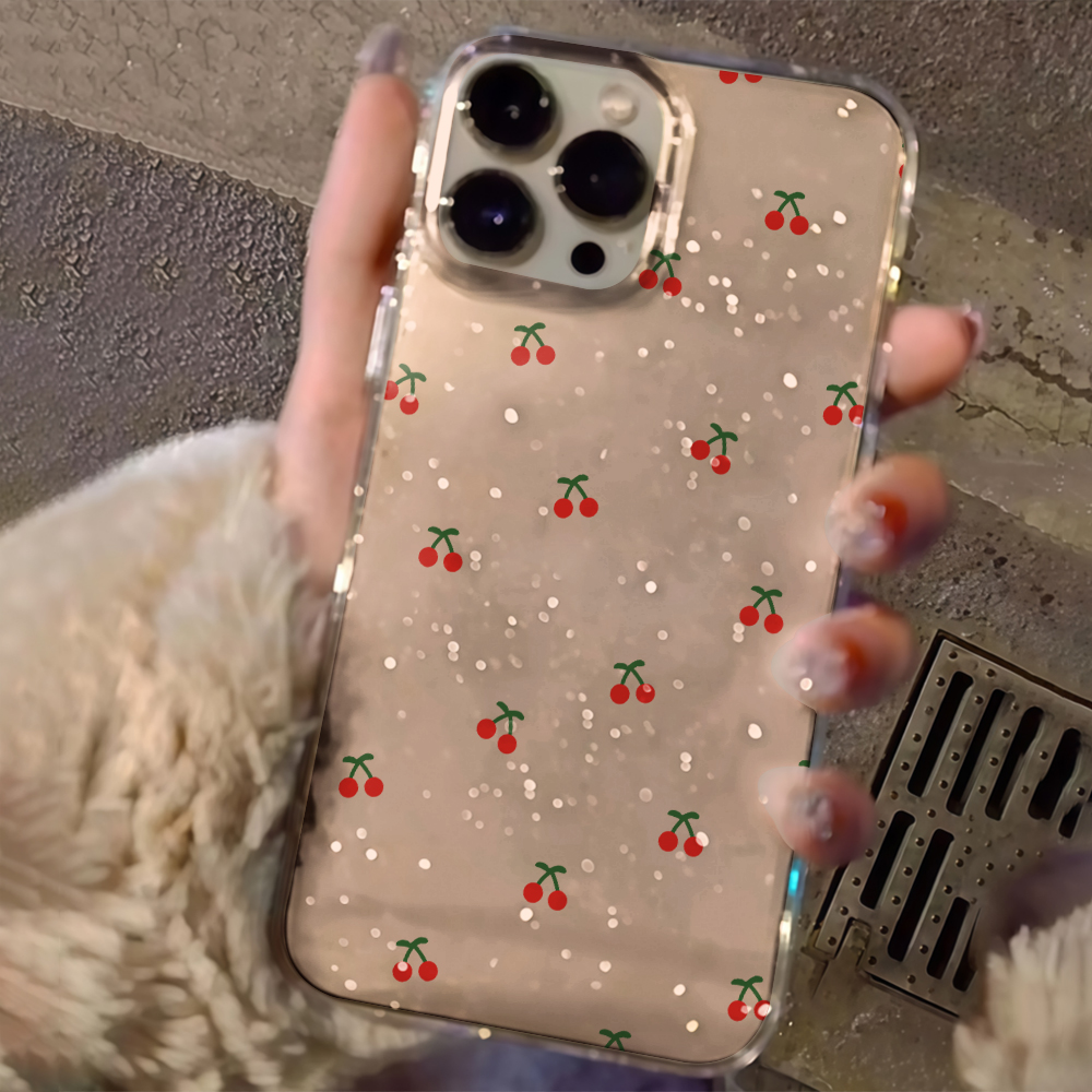 เคสโทรศัพท์ลายดอกเชอร์รี่เรียบ - Glitter Shockproof Case บทวิจารณ์และราคา