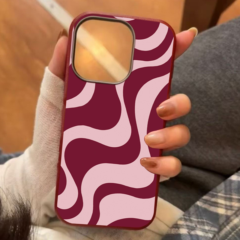 เคสโทรศัพท์ลายคลื่นนามธรรมสีชม - Phone Cases Australia บทวิจารณ์และราคา