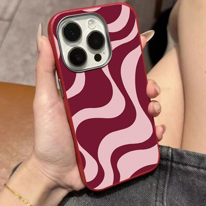 เคสโทรศัพท์ลายคลื่นนามธรรมสีชม - Phone Cases Australia บทวิจารณ์และราคา