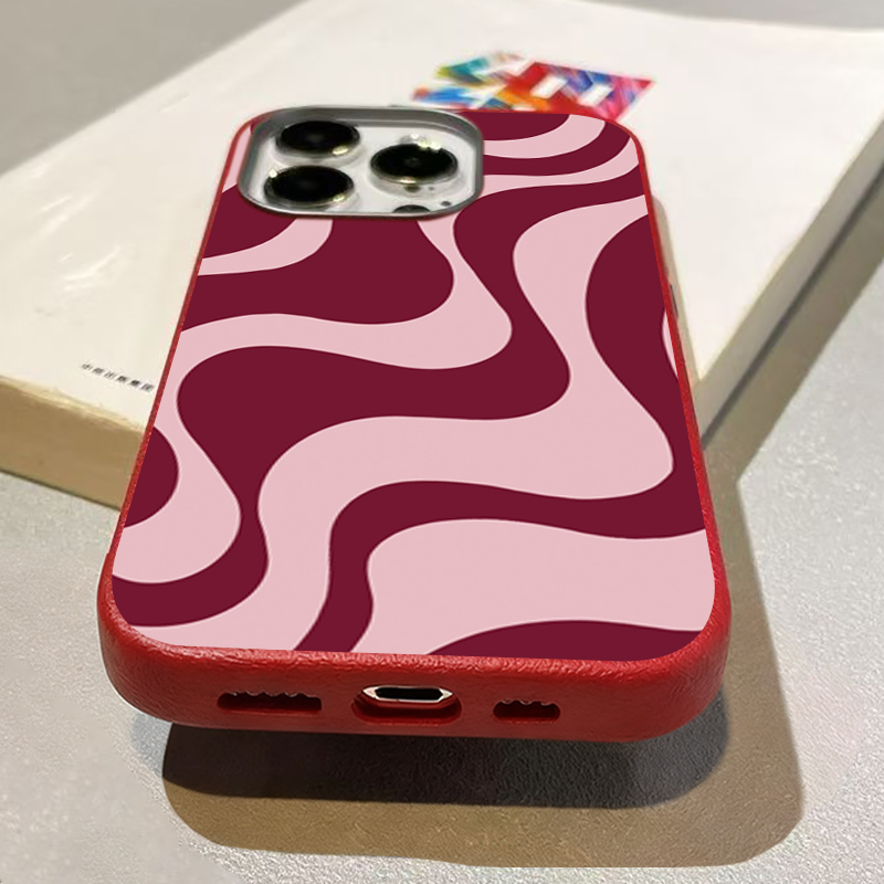 เคสโทรศัพท์ลายคลื่นนามธรรมสีชม - Phone Cases Australia บทวิจารณ์และราคา