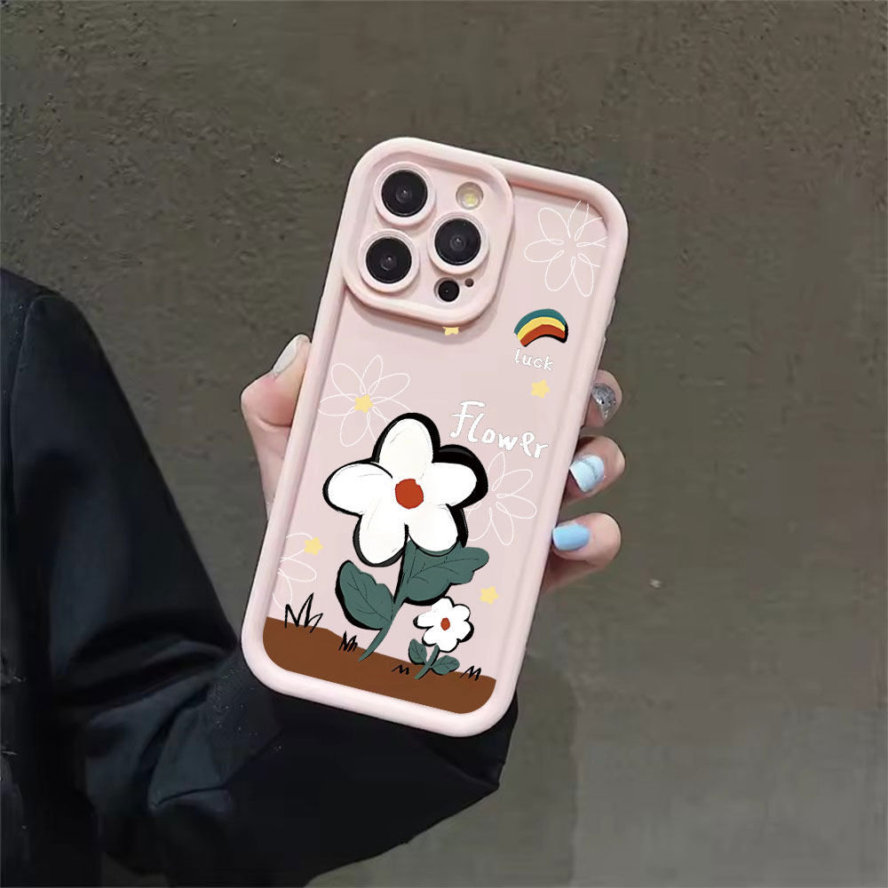 เคสโทรศัพท์ลายการ์ตูนดอกไม้น่า - Phone Cases Drop Proof บทวิจารณ์และราคา