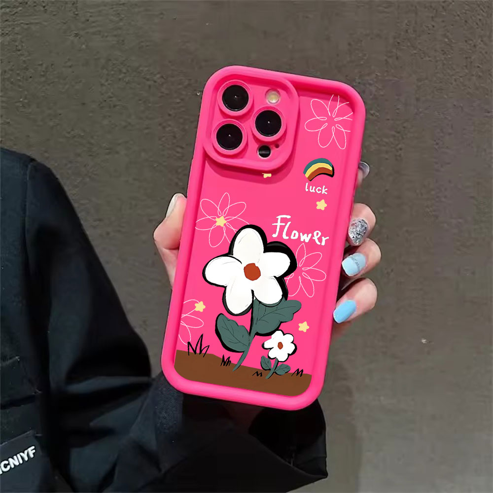 เคสโทรศัพท์ลายการ์ตูนดอกไม้น่า - Phone Cases Drop Proof บทวิจารณ์และราคา