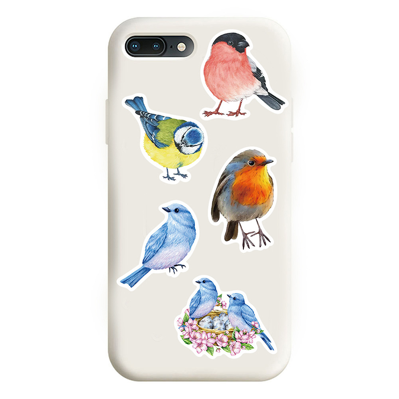 50PCS สติกเกอร์กราฟฟิตี้นกสีน้ - Phone Cases Kids บทวิจารณ์และราคา