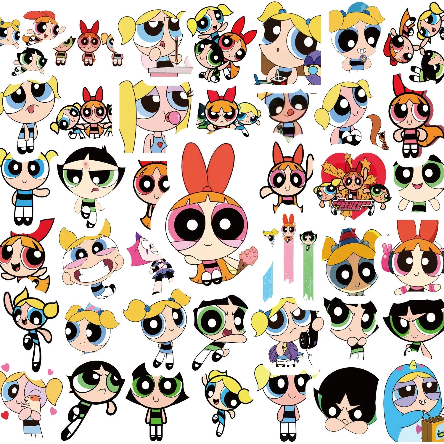 สติกเกอร์พาวเวอร์พัฟเกิร์ล 100 - Phone Cases Kids บทวิจารณ์และราคา