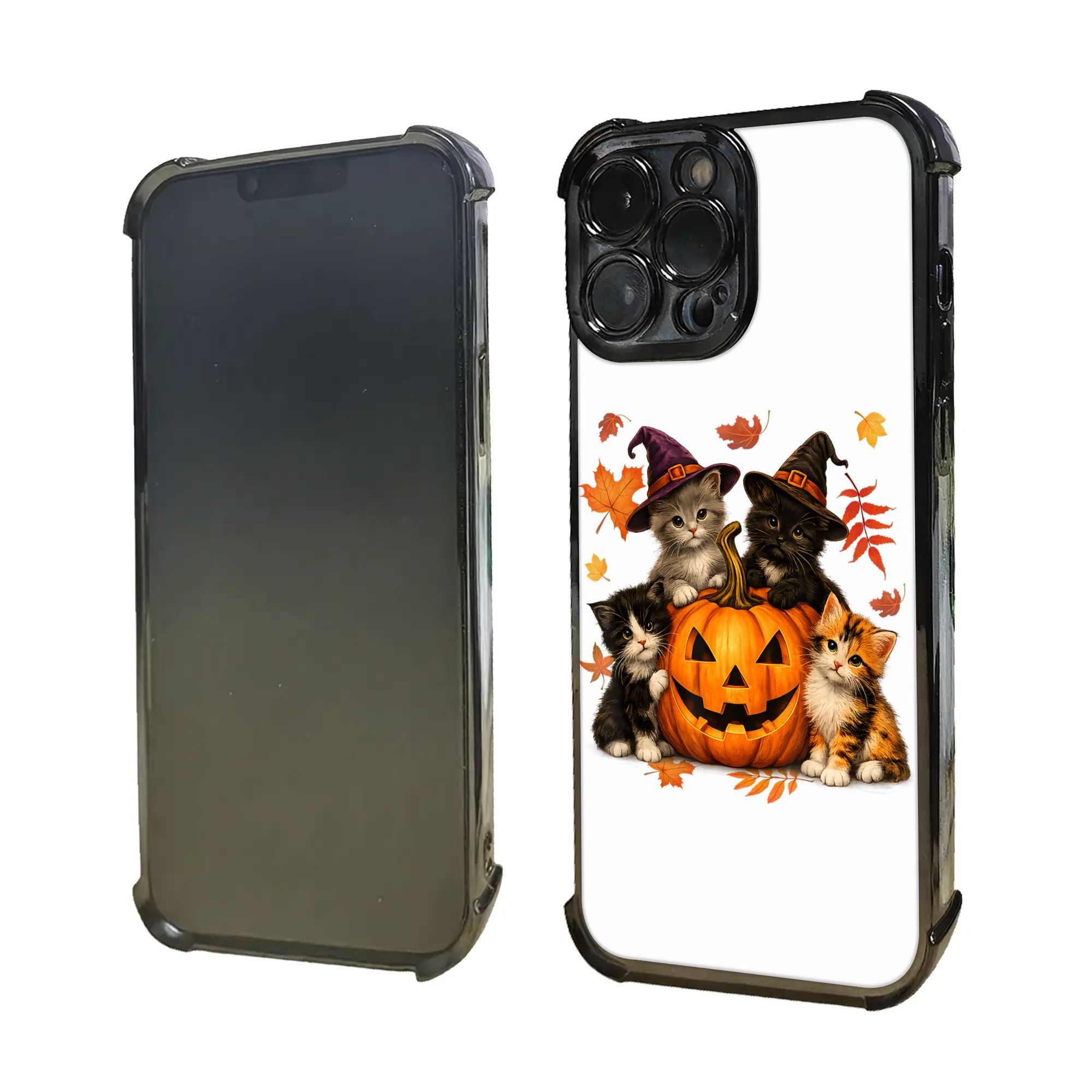 เคสโทรศัพท์ลายแมวน่ารักฮาโลวีน - Phone Cases Kids บทวิจารณ์และราคา