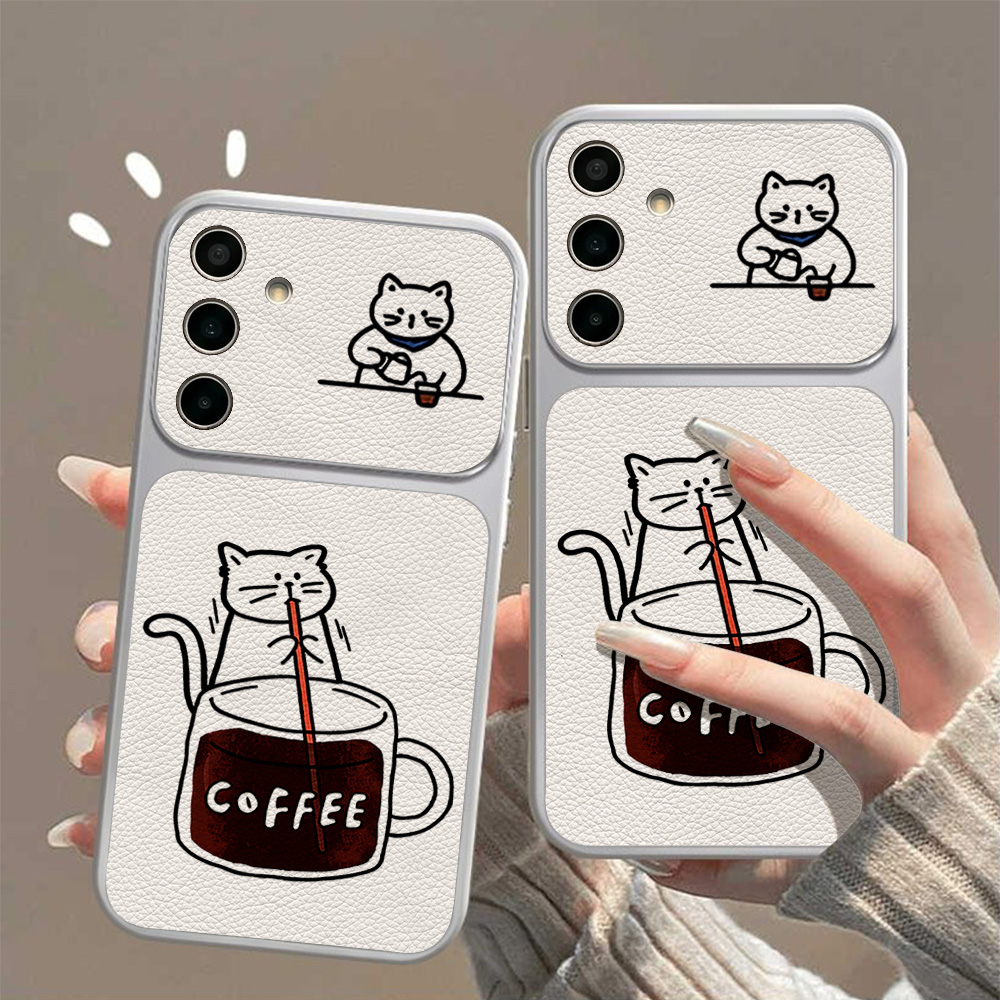 เคสโทรศัพท์ลายแมวน่ารักสีน้ำตา - Phone Cases Samsung A14 บทวิจารณ์และราคา