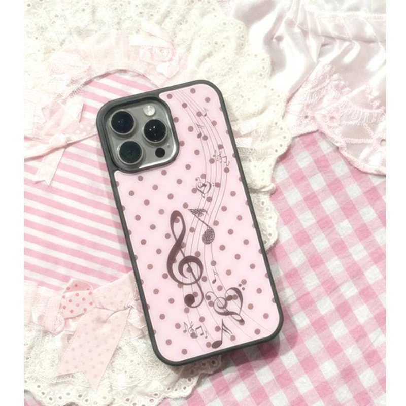 เคสโทรศัพท์ลายจุดสีชมพู-น้ำตาล - Phone Cases Girls บทวิจารณ์และราคา