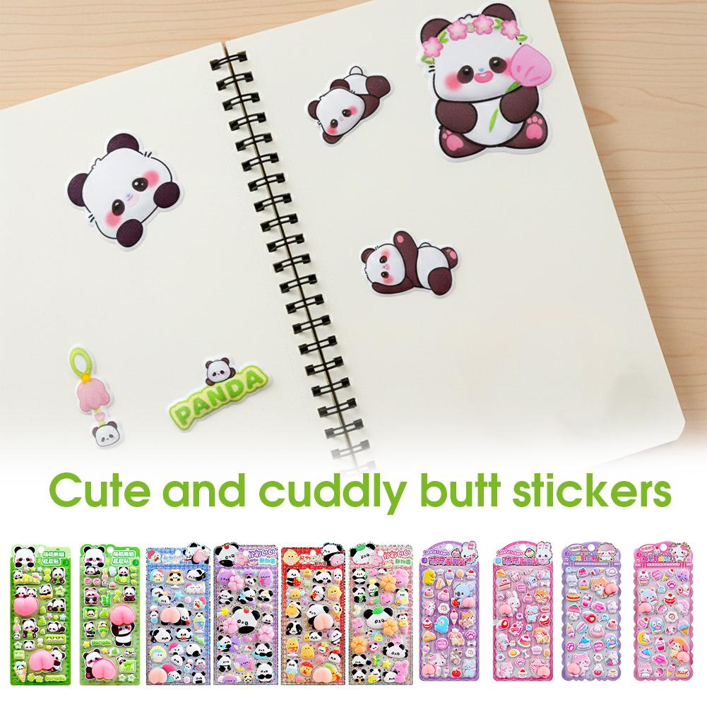 สติกเกอร์ยางรูปแพนด้า 3 มิติ น - Phone Cases Kids บทวิจารณ์และราคา