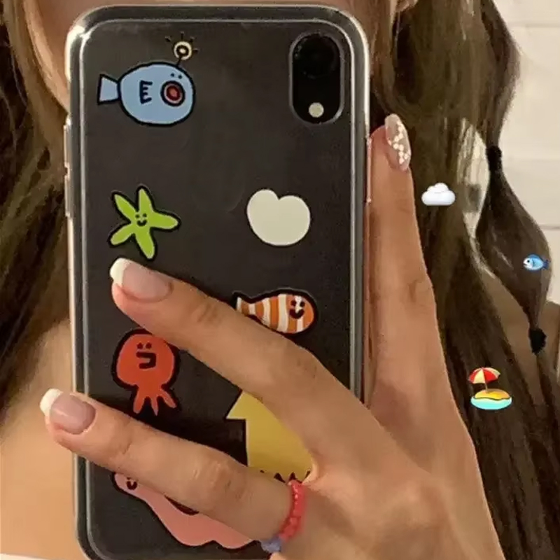เคสโทรศัพท์น่ารักลายสัตว์ทะเลส - Phone Cases Xr Cute บทวิจารณ์และราคา