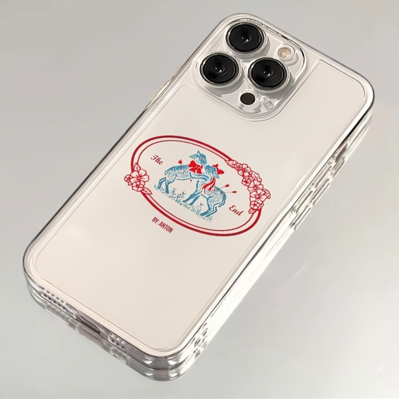 เคสโทรศัพท์ใสลายกราฟิกขอบตกแต่ - Phone Cases Red Deer บทวิจารณ์และราคา