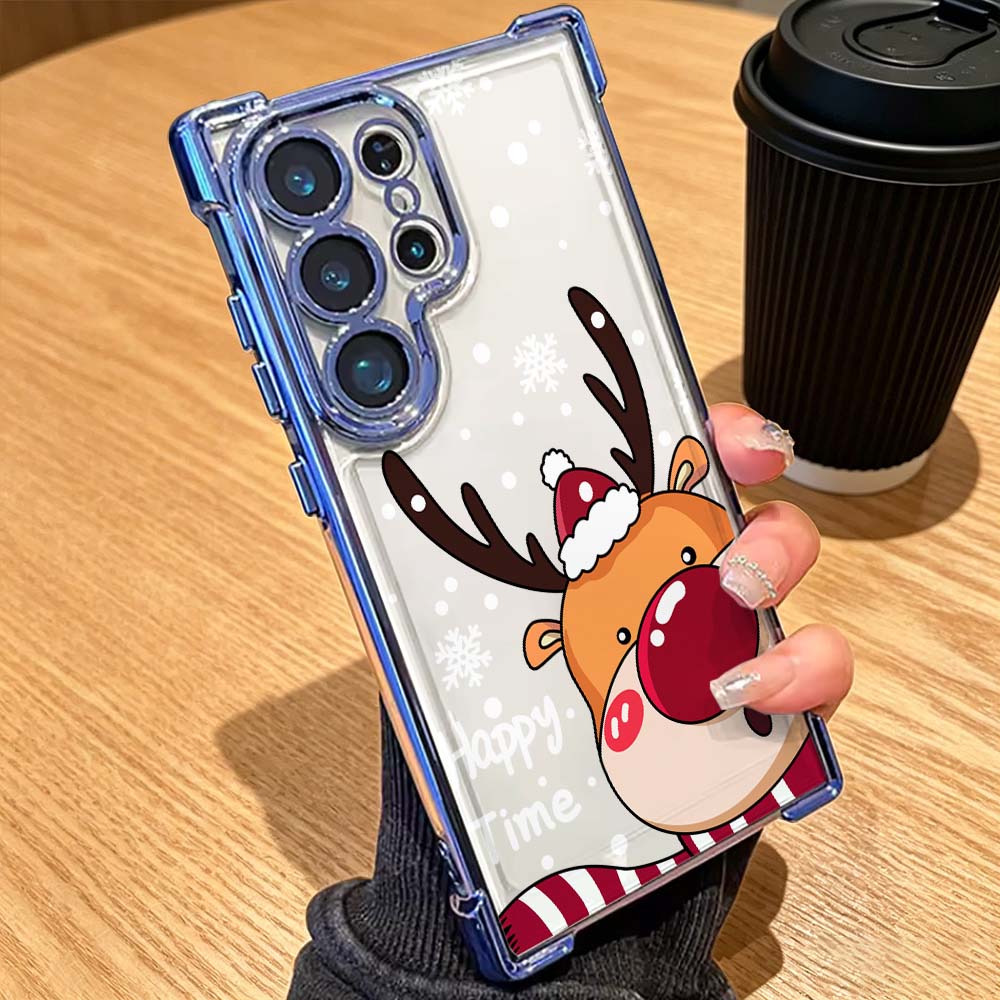 การ์ตูนกวางจมูกแดง Anti-Drop F - Phone Cases Red Deer บทวิจารณ์และราคา
