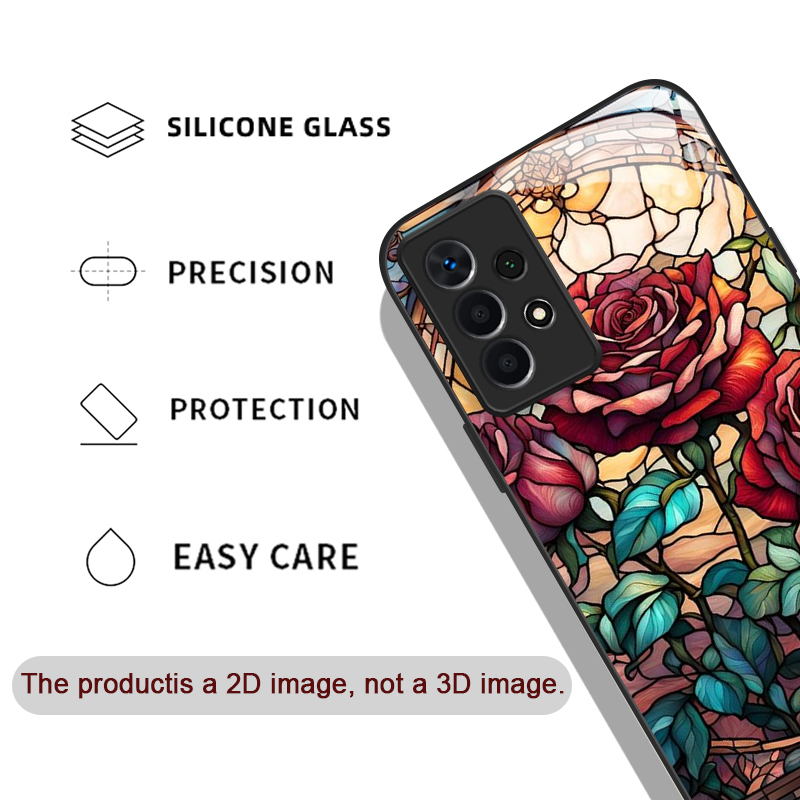 เคสโทรศัพท์มือถือลายดอกกุหลาบส - Phone Cases Samsung A14 บทวิจารณ์และราคา