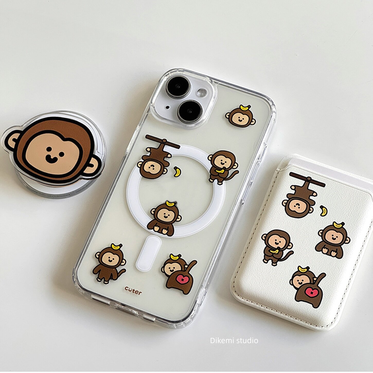 เคสโทรศัพท์ลายลิงน้อยกล้วยสีน้ - Phone Cases Girls บทวิจารณ์และราคา