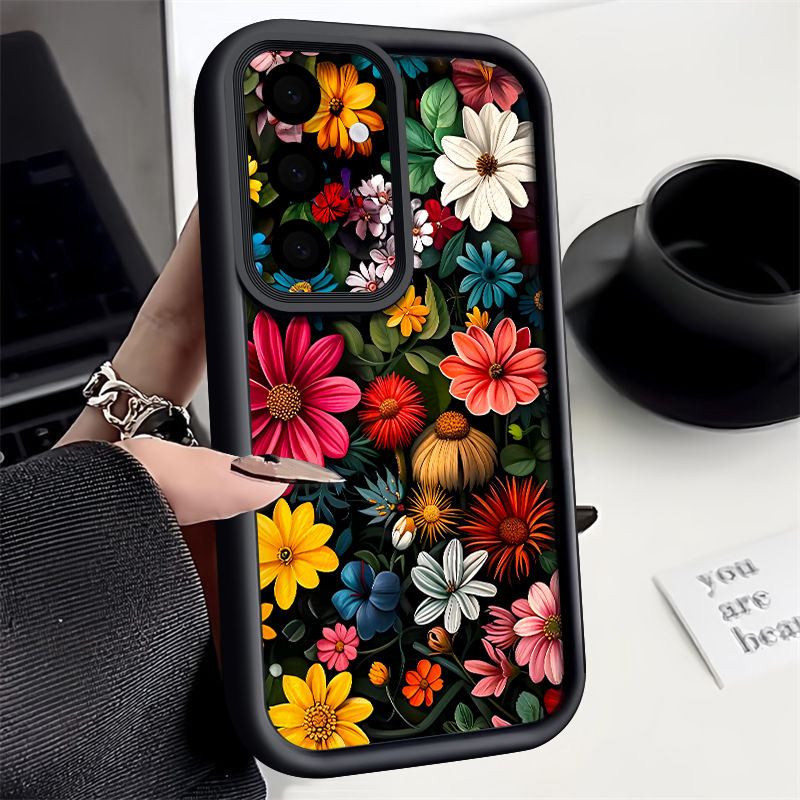 เคสลายดอกไม้สีสันสดใสสำหรับซัม - Phone Cases Samsung A14 บทวิจารณ์และราคา