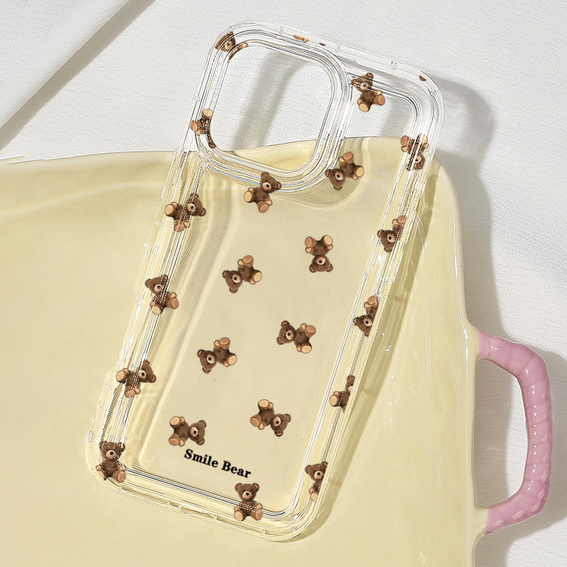 ดอกไม้หมีพิมพ์เคสโทรศัพท์สําหร - Phone Cases Xr Cute บทวิจารณ์และราคา