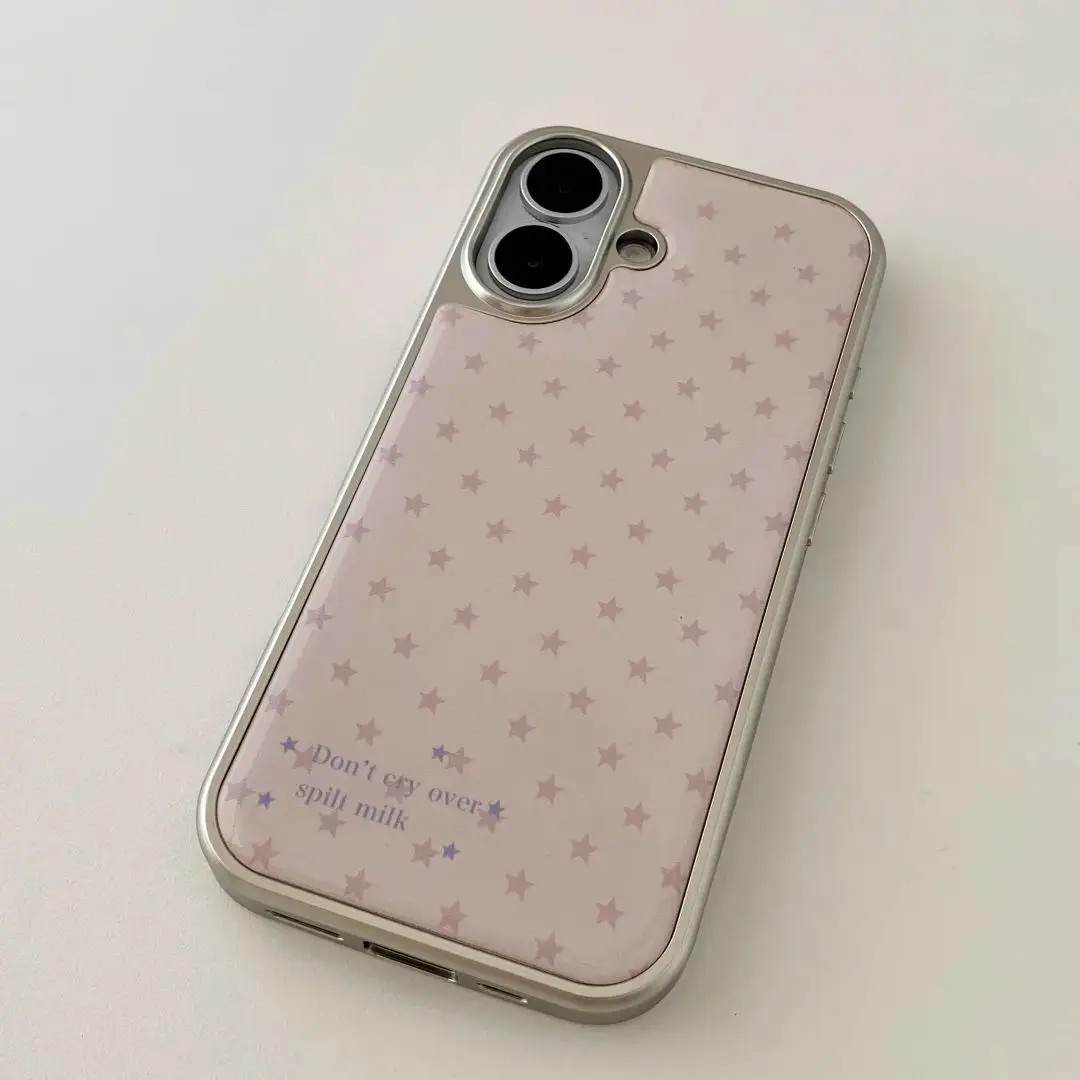 เคสโทรศัพท์แบบหยดกาวลายดาวสีชม - Phone Cases Girls บทวิจารณ์และราคา
