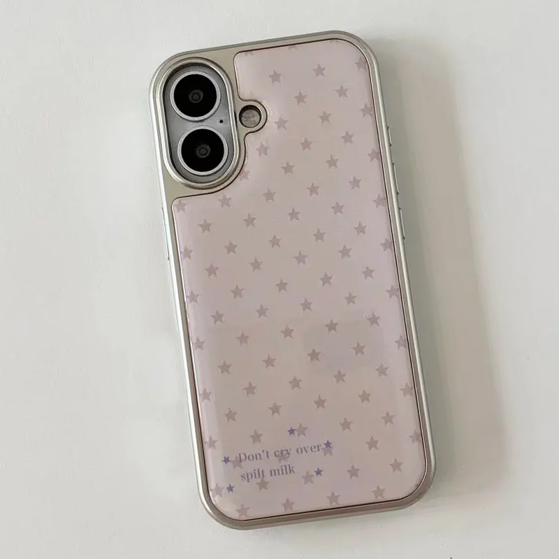 เคสโทรศัพท์แบบหยดกาวลายดาวสีชม - Phone Cases Girls บทวิจารณ์และราคา