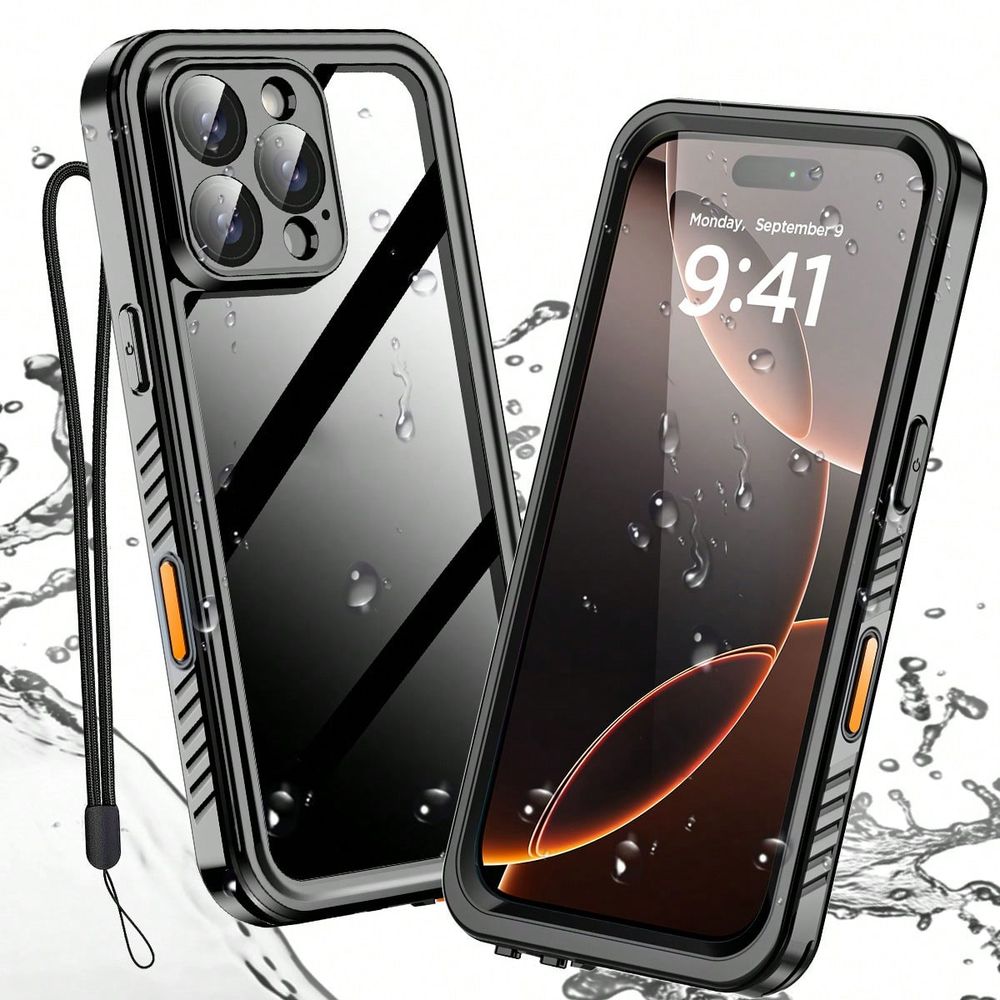 เคสโทรศัพท์กันน้ำสีดำ IP68 สำห - Phone Cases Heavy Duty บทวิจารณ์และราคา