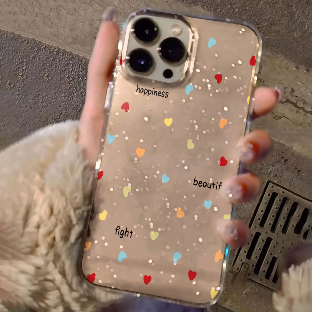เคสโทรศัพท์ลายจุดใสหรูหราเรียบ - Glitter Shockproof Case บทวิจารณ์และราคา