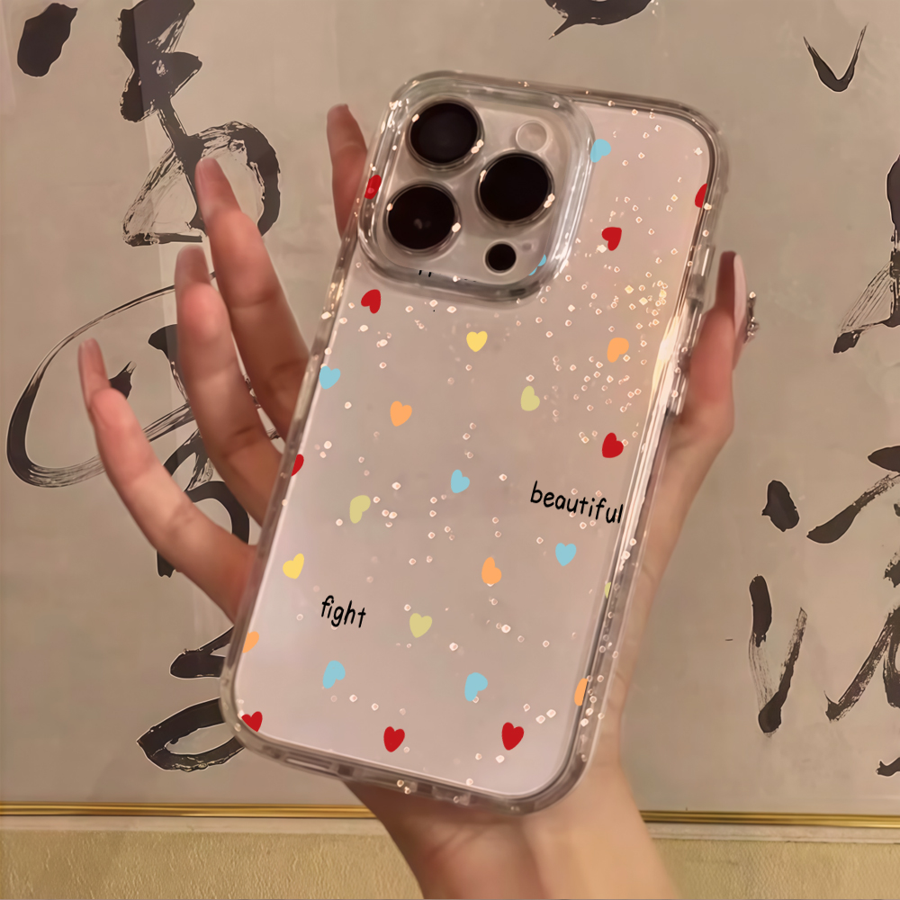 เคสโทรศัพท์ลายจุดใสหรูหราเรียบ - Glitter Shockproof Case บทวิจารณ์และราคา