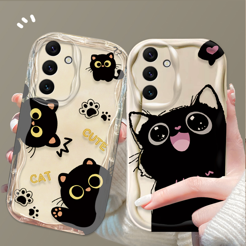 เคสแมวดำตาโตน่ารักสำหรับ Samsu - Phone Cases Samsung A14 บทวิจารณ์และราคา